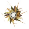 Northlight Autumn Harvest Pillar Candle Holder with Artificial Fall Foliage - 18" x 6" - 2 of 3