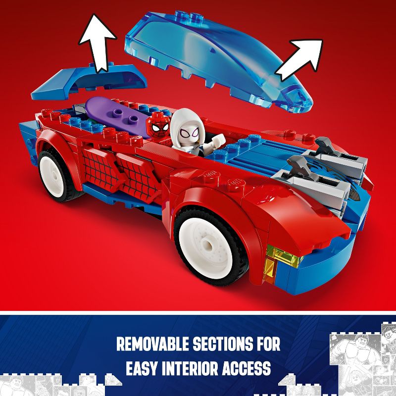 LEGO Marvel Spider-Man Race Car &#38; Venom Green Goblin Building Toy 76279, 5 of 9