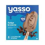 Yasso Frozen Greek Yogurt - Fudge Brownie Bars - 4ct