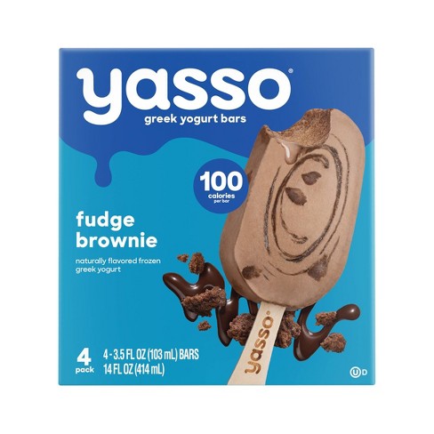 Yasso Frozen Greek Yogurt - Fudge Brownie Bars - 4ct - image 1 of 4