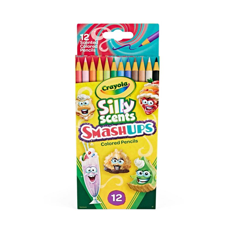 Crayola 12pk Silly Scent Smash Ups Colored Pencils, 1 of 5