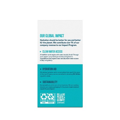 Liquid I.V. Sugar Free Hydration Electrolyte Powder Supplements - Mango Pineapple - 4.58oz/10ct: Non-Caffeinated Drink Mix