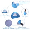 FURNIinspire Camping Tents Beach Tent Sun Shelter, Family Tent For Outdoors, Hiking, Picnic, Beach, Adventure, Blue, 78.74"*59.06"*51.18" - 2 of 4