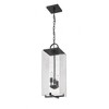 Sana Collection Outdoor Pendant Light - Black Aluminum, 3 Bulbs, Dimmable, 96" Chain - 4 of 4