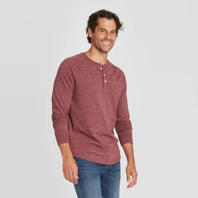 men's athletic fit henley