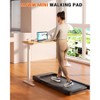 Superun Mini Treadmills 80cm Run belt easy storage for home and office. - 2 of 4
