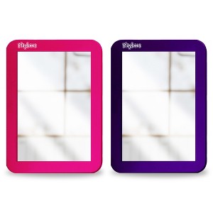 Playbees Magnetic Locker Mirrors 2 Pack (Pink and Purple) - 1 of 4