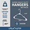 LifeMaster White Plastic Hangers - 3 of 4