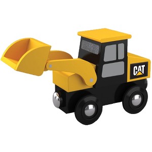 MasterPieces Officially Licensed CAT Loader Wooden Toy Train Engine For Kids - 1 of 4