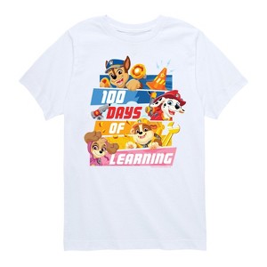 Boys' - Paw Patrol - 100 Days Of Learning Short Sleeve Graphic T-Shirt - 1 of 4