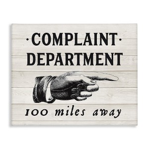 Stupell Industries Complaint Department 100 Miles Away, 20" x 16" - 1 of 4