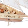Bluenose II 29.5" Fully Assembled Wooden Sailboat Model – Natural Finish By Old Modern Handicrafts - 4 of 4