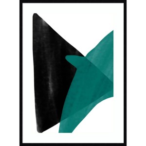 30" x 41" The Same Bird by Alex Caminker Wood Framed Art Print: Amanti Art, Modern Decor, Animal Subject - 1 of 4