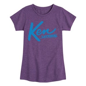 Girls' - Barbie - Kensational Fitted Short Sleeve Graphic T-Shirt - 1 of 4