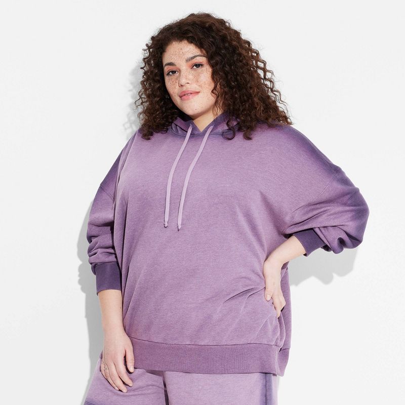 Women's Oversized Hoodie Sweatshirt - Wild Fable™, 3 of 6
