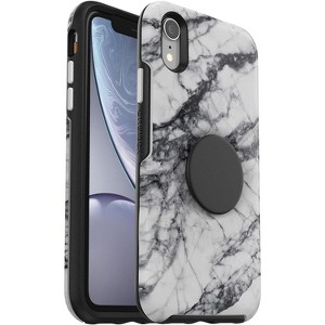 OtterBox + POP SYMMETRY SERIES iPhone XR - Marble White - 1 of 4