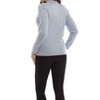 Women's Long Sleeve Mock Neck Pullover - ANGEL - 2 of 4