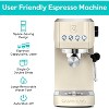 CASABREWS 3700Essential Stainless Steel Compact Espresso Machine: 20-Bar, Milk Frother, Volume Control - 4 of 4