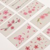 Unique Bargains Adult Realistic FlowerFake Tattoos Pink 10 Pcs - 3 of 4