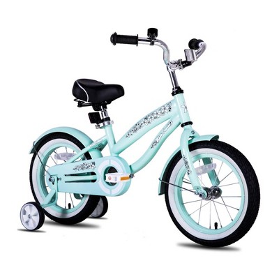 JOYSTAR Fairy Kids Bike with Coaster Brake & Training Wheels for 2-6 Years Old Girl,12 14 16 85% Assembled