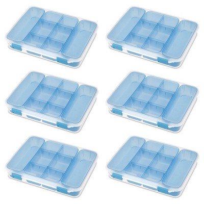 Sterilite Divided Storage Case for Crafting and Hardware (6 Pack) | 14028606