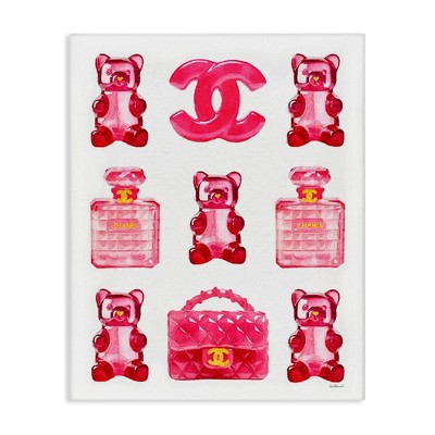 Stupell Industries Red Glam Gummy Candy, 16" x 20"