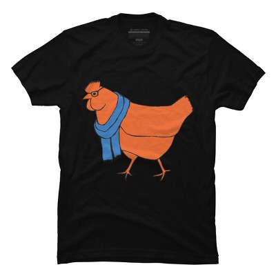 Men's Design By Humans The Hipster Chicken By TabithaDesigns T-Shirt