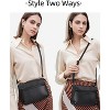 Crossbody Bags for Women, Medium Size Shoulder Handbags, Satchel Purse with Multi Zipper Pocket - 2 of 4