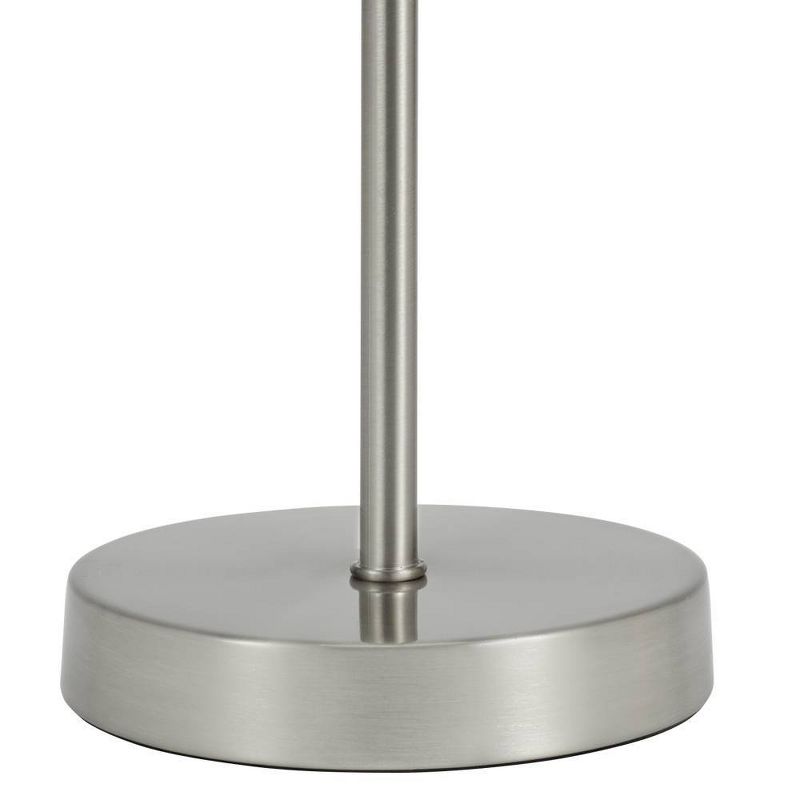 19&#34; Metal Stick Table Lamp with Pull Chain Silver - Cresswell Lighting, 6 of 10