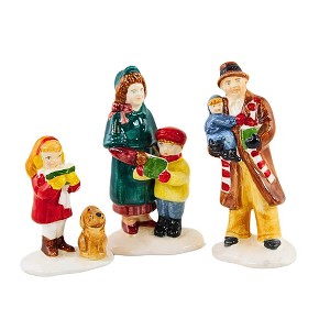 Enesco 3.5 Inch Caroling Family The Original Snow Village Series Village Accessories - 1 of 3