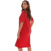 Just Love Short Sleeve Nightgown Sleep Dress for Women Sleepwear - 2 of 3