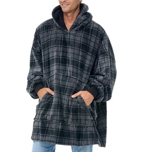 ADR Adult Wearable Blanket, Sweater Hoodie, Blanket with Sleeves for Men & Women Oversized Sweatshirt - 1 of 3