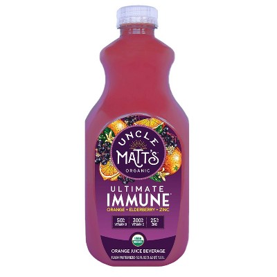 Uncle Matt's Organic Ultimate Immune Orange Juice Beverage - 52 fl oz