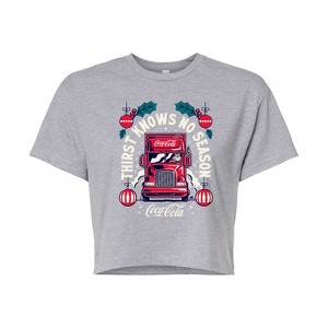 Women's - Coca-Cola - Thirst Knows No Season Cropped Graphic T-Shirt - 1 of 4