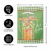 Evergreen Let It Snow Sleigh Suede Garden Flag 12 x 18 Inches Indoor Outdoor Decor - 4 of 4