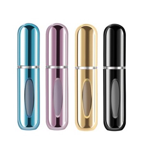 Maison Products Refillable Perfume Spray Bottle 4 Pack – Pocket-Sized, Leakproof Atomizer with Visible Window for Travel & Daily Use - 1 of 4