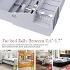 Foldable Bed Frame Clip, Double Layered Bed Frame Clip - Foldable with Cup Holder and Rope Holder - Suitable for University Dormitories and Bedrooms - 3 of 4