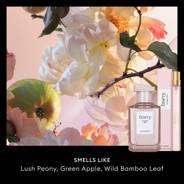 fine'ry. Mini Perfume en Spray de Bolsillo - Flower Bed - 0.33 fl oz: Tamaño de Viaje, Aroma Floral 3
