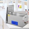 VEVOR 22L Industrial Ultrasonic Cleaner with Digital Timer&Heater 40kHz Professional Ultrasonic Cleaner 110V with Excellent Cleaning Effect, Silver - 2 of 4