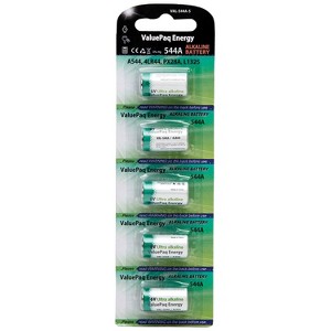 Dantona® ValuePaq Energy 544A Alkaline Cylindrical Cell Batteries, 5 pk in Silver - 1 of 1