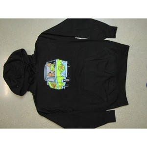 Shaggy, Scooby, Mystery Machine Men's Black Hoodie - 1 of 2