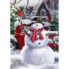 Briarwood Lane Winter Christmas Garden Flag 18x12.5 For Outdoor Snowfall Snowman Garden Flag Flag For Christmas Garden Flag Flags For Outside - 3 of 4