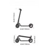 INFURNIC Bicycles, 10 Inch Scooter for Adults and Teens, Portable Folding Scooter, Black, 42.64"*6.5"*46.69" - 2 of 4