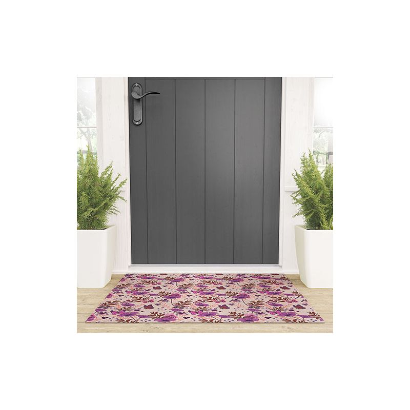 Schatzi Brown Free spirit Butterfly Ivory Welcome Mat - Deny Designs, 2 of 4