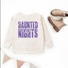 Haunted Nights Block Distressed - Youth Graphic Sweatshirt - 3 of 4