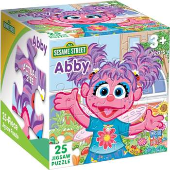 Abby's Magic 25-Piece Puzzle, Fun for Kids Aged 3+, Officially from Sesame Street, Small Size for Easy Clean Up