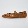 CUSHIONAIRE Weston Women’s Hand Woven Dressy Ballet Flats – Faux Leather Mary Jane with Adjustable Strap & Memory Foam - 2 of 4