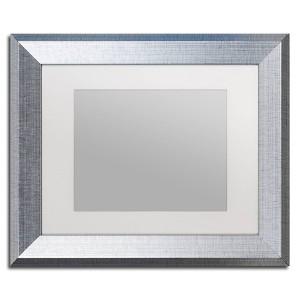 Trademark Fine Art 11"x14" Heavy Duty Silver Frame with White Mat - 1 of 3