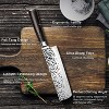 imarku Nakiri Knife, Vegetable Meat Cleaver Knife Razor Sharp Chef Knife 7-inch Japanese Stainless Steel Kitchen Knife with Ergonomic Handle - 3 of 4