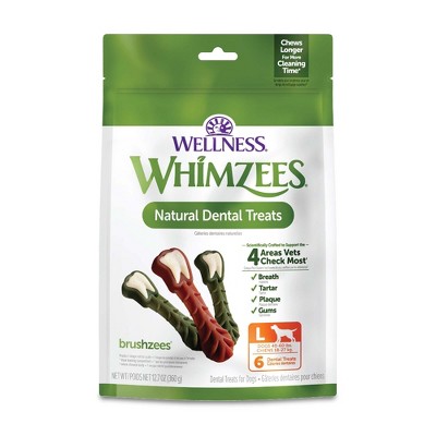 WHIMZEES by Wellness Large Value Bag Dental Chew Dog Treat with Vegetable Flavor - 12.7oz